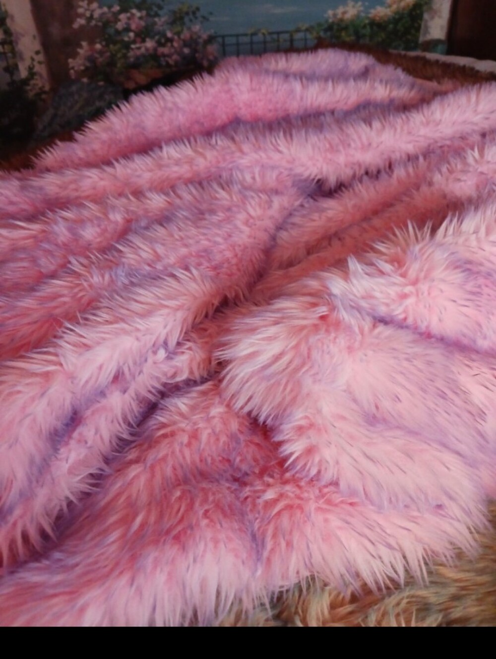 Minky Brand NewPlush Faux Fur Pink Throw Blanket Soft Cozy Bedding 60x90reg 280